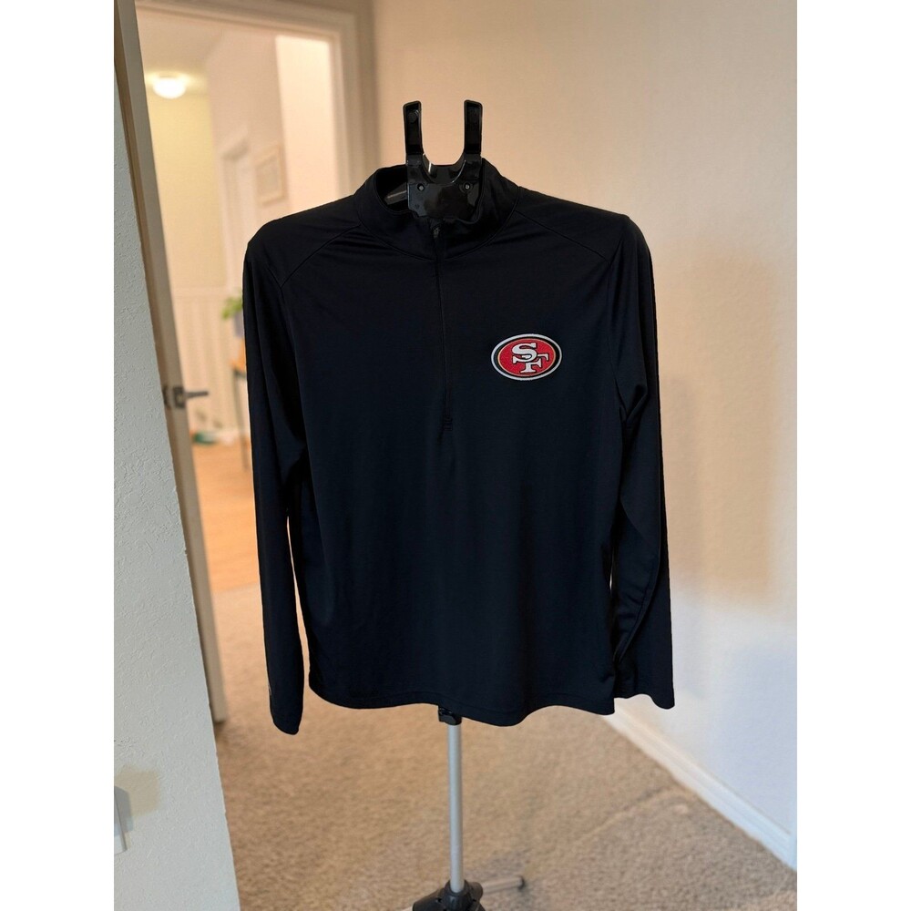 San Fransisco 49ers NFL Football Antigua 1/4 Zip Pullover Men’s Medium